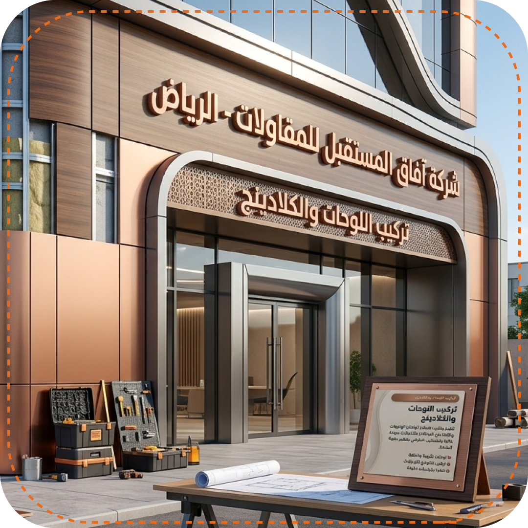 تركيب اللوحات والكلادينج